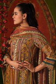 Elegant Kanjivaram Digital Print Embroidery Work Ethnic Salwar Suit